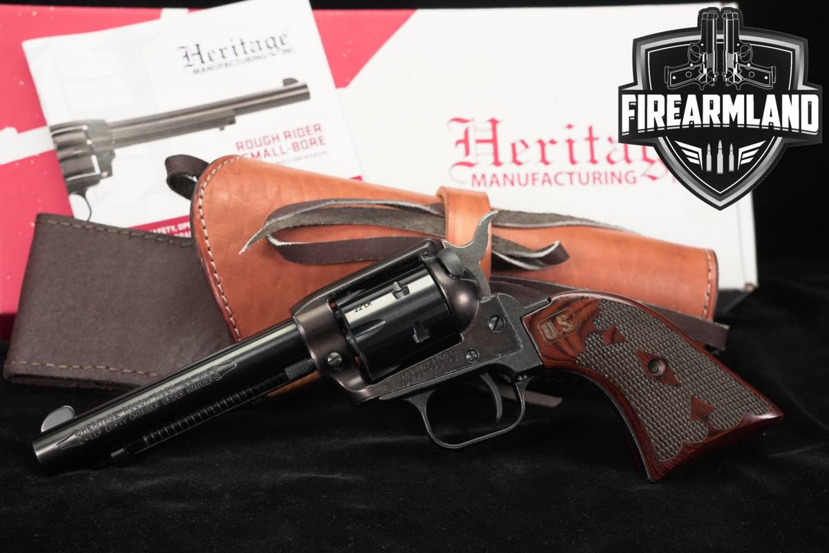 Heritage Manufacturing Rough Rider Small-Bore 22LR 4.75" ORIG BOX & HOLSTER