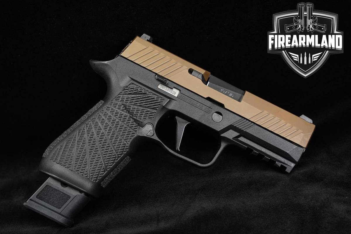 Sig Sauer P320 357SIG .357 3.6" Coyote Wilson Combat Grip Tactical +8 MAGS