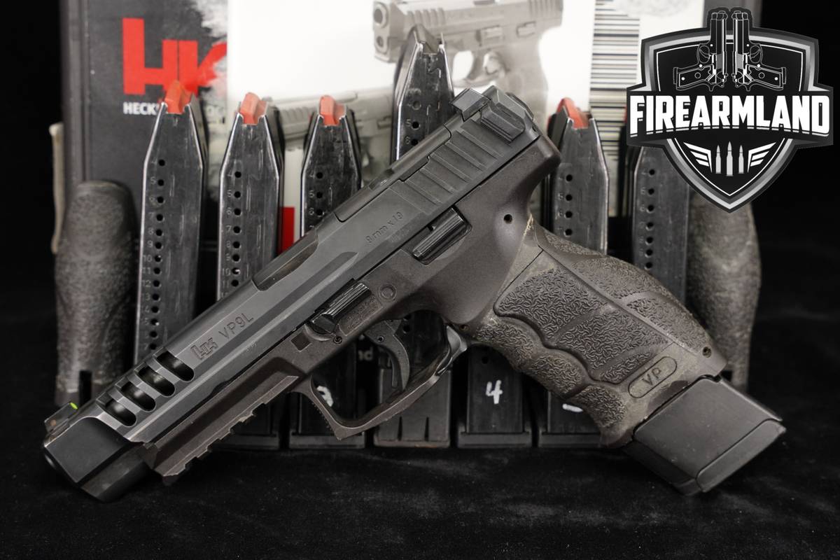 Heckler & Koch VP9L OR 9mm H&K VP9 L VP 9 +8 MAGS & ORIG CASE