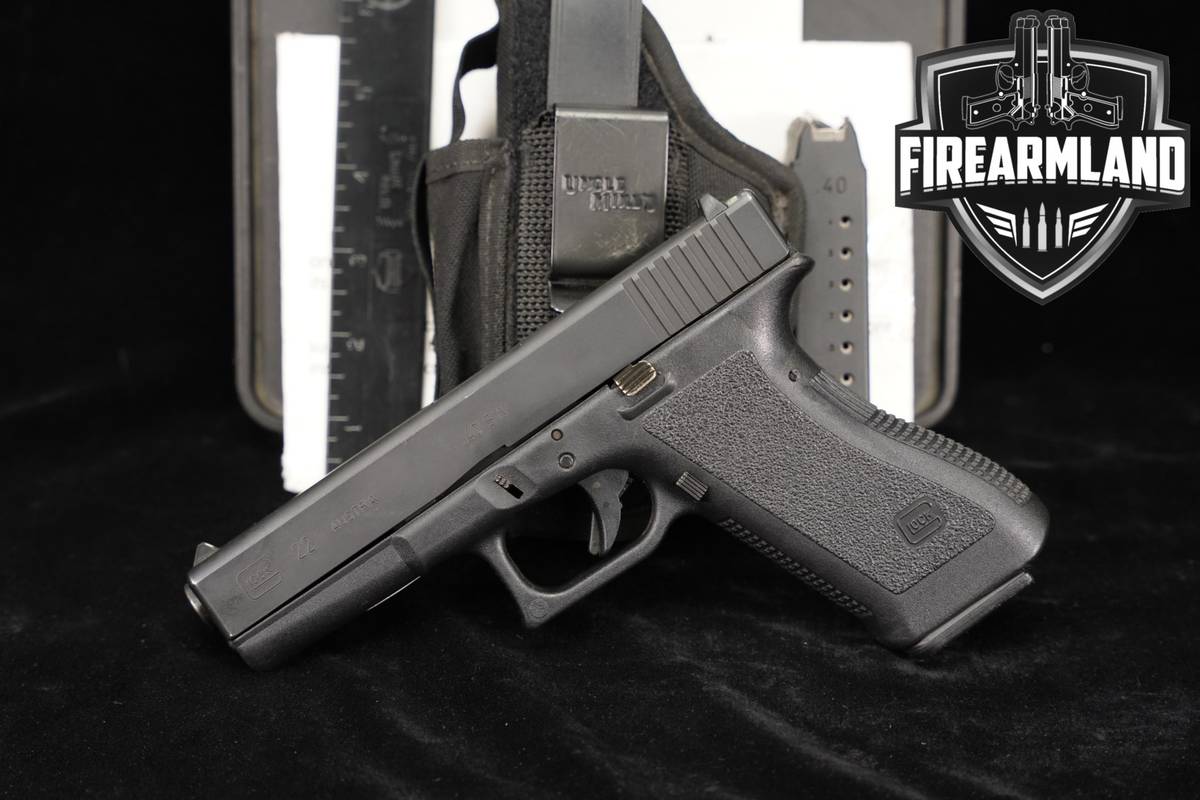 Glock 22 Gen2 G22 Gen 2 40 S&W 4.49" +TWO MAGS, ORIG CASE & HOLSTER