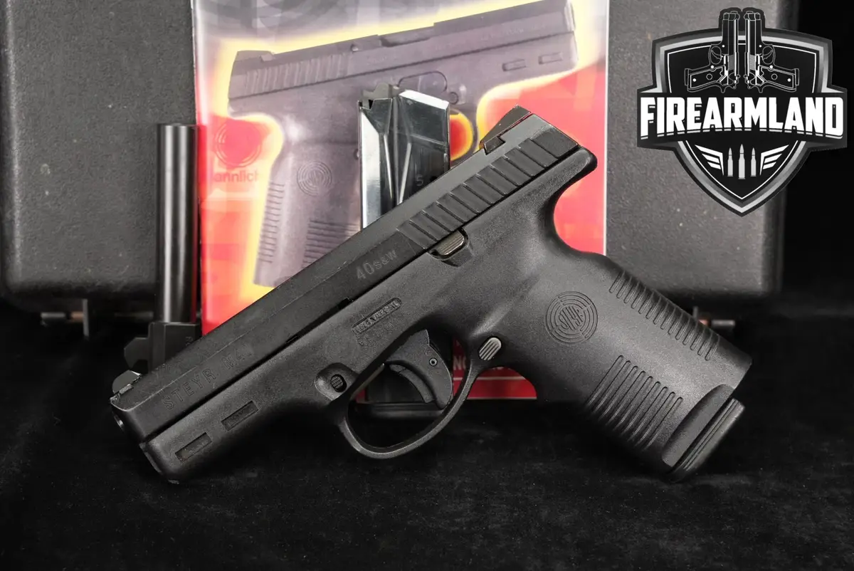 Steyr Arms M40 40S&W 1st-Gen Dual-Cal M-40 +2 MAGS, OG CASE, SPARE BARREL