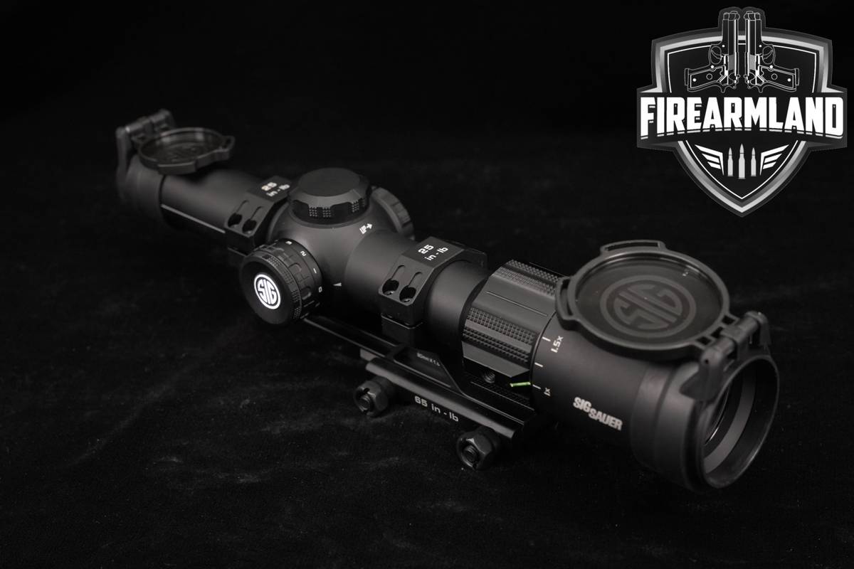 Sig Sauer Tango MSR 1-6x24mm LPVO Red Illumination MOA BDC6 Reticle Scope