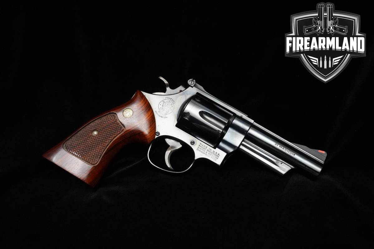 1979 Smith & Wesson (S&W) Model 57 Target 41 Rem Magnum 4" S&W 57 DA/SA