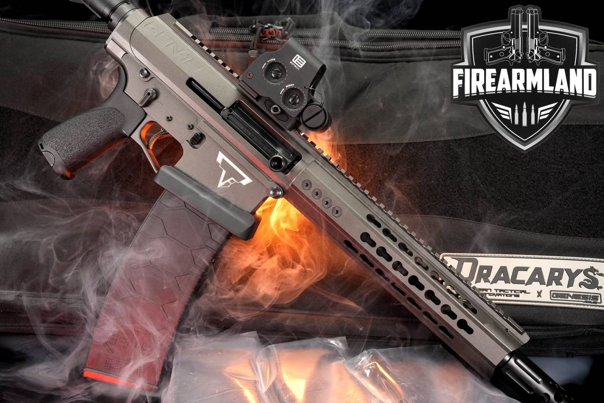 Genesis Arms GEN-12 Dracarys JW4 AR-10 AR10 GEN12 +4 MAGS, CASE, EOTECH
