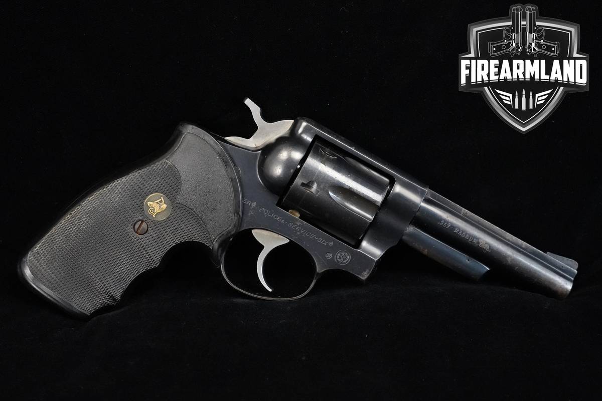 Ruger Police Service-Six 357 Magnum 4" Blued Ruger-Police Service-Six DA/SA