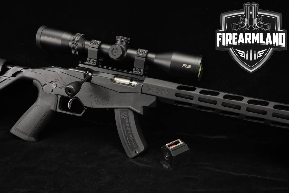 Ruger PRECISION RIMFIRE 22LR 18" RPR +BIPOD, BUSHNELL SCOPE