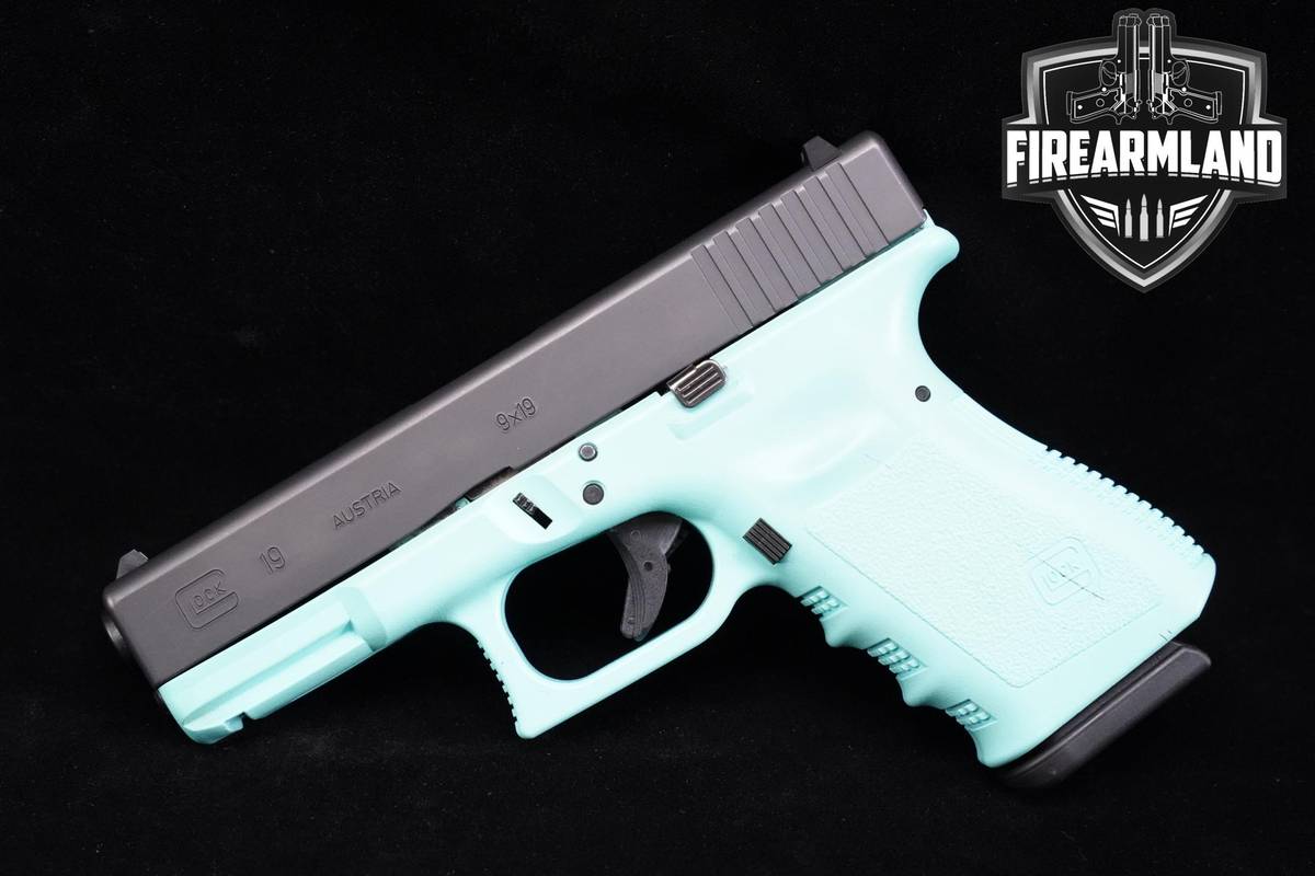 Glock 19 Gen3 9mm 4 G19 Gen-3 Robin's Egg Blue +2 MAGS