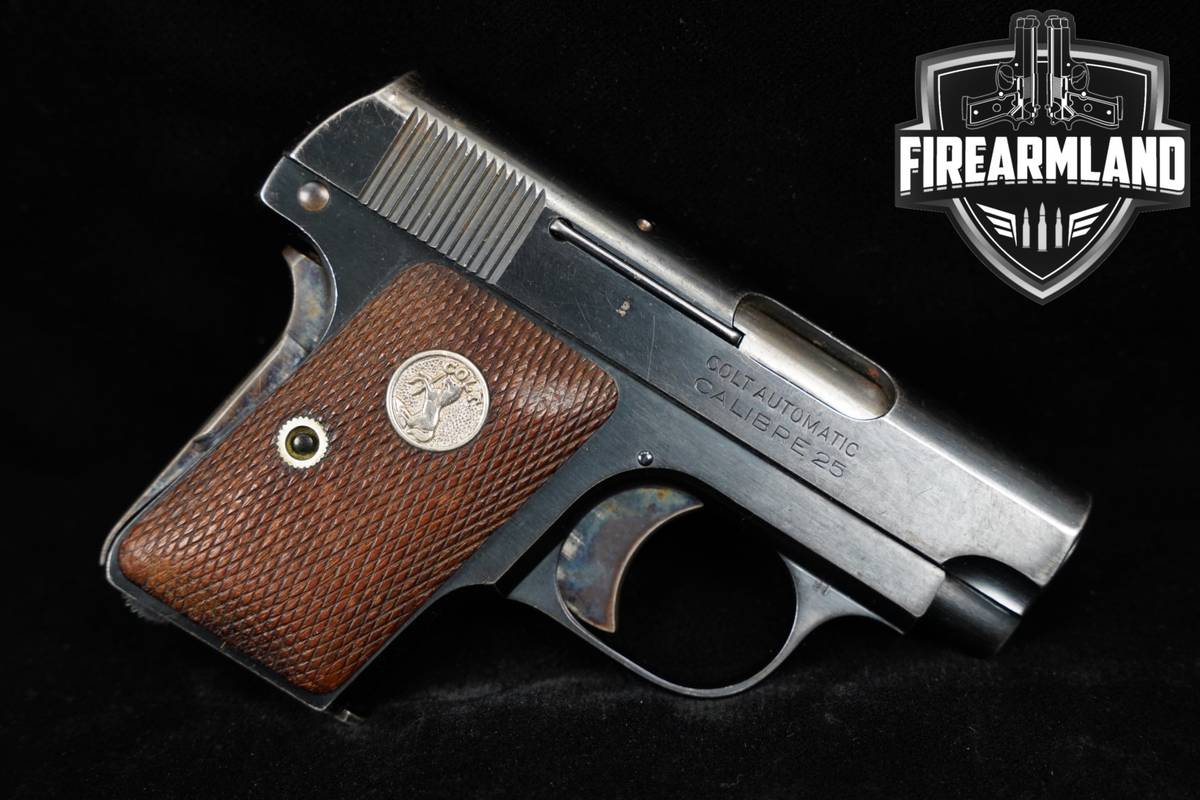 1928 Colt Model 1908 Vest Pocket .25 ACP (6.35Mm) 2" Blued