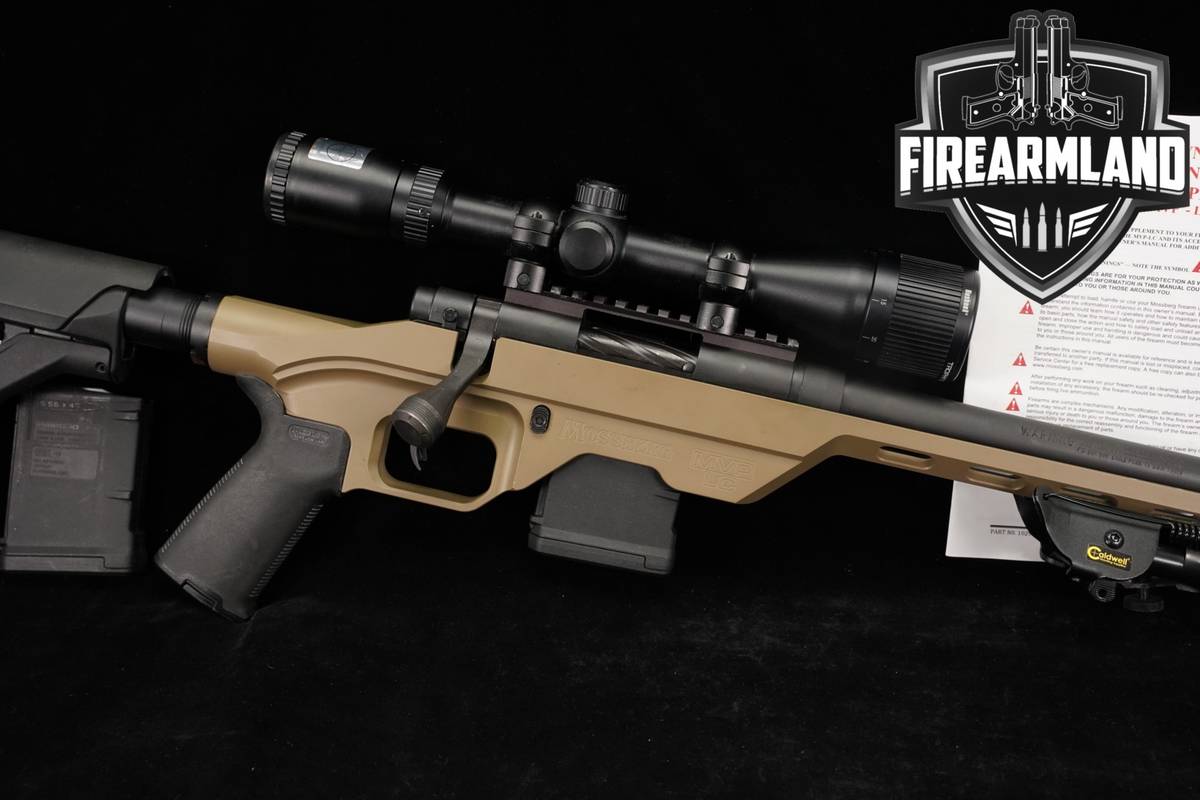 Mossberg MVP LC (Light Chassis) 5.56 NATO 16" Tan +2 MAGS, BUSHNELL SCOPE