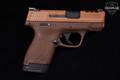 Smith & Wesson (S&W) M&P9 Shield M2.0 Performance Center 9mm Luger Burnt Bronze Cerakote in Very Good Condition Image 5