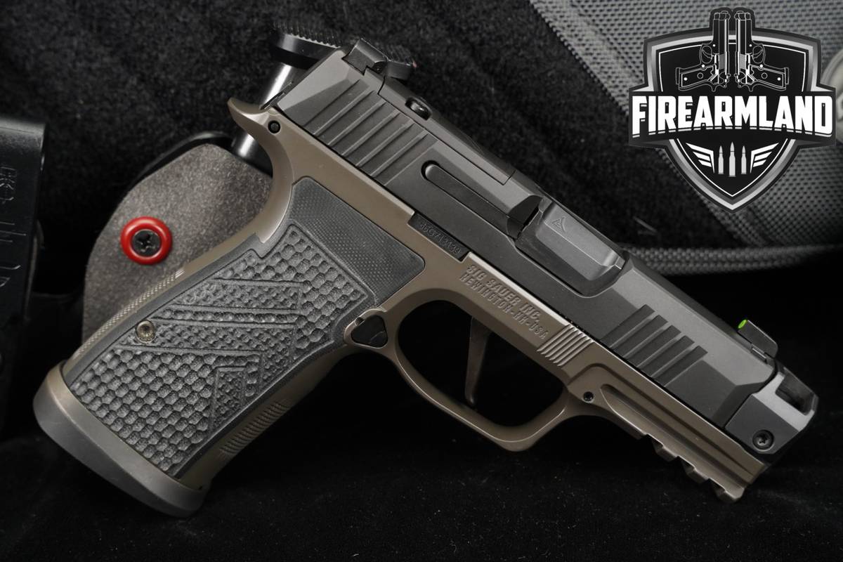 Sig Sauer P365 AXG Legion 9mm Optics-Ready P-365 COMP +5 MAGS, ORIG CASE