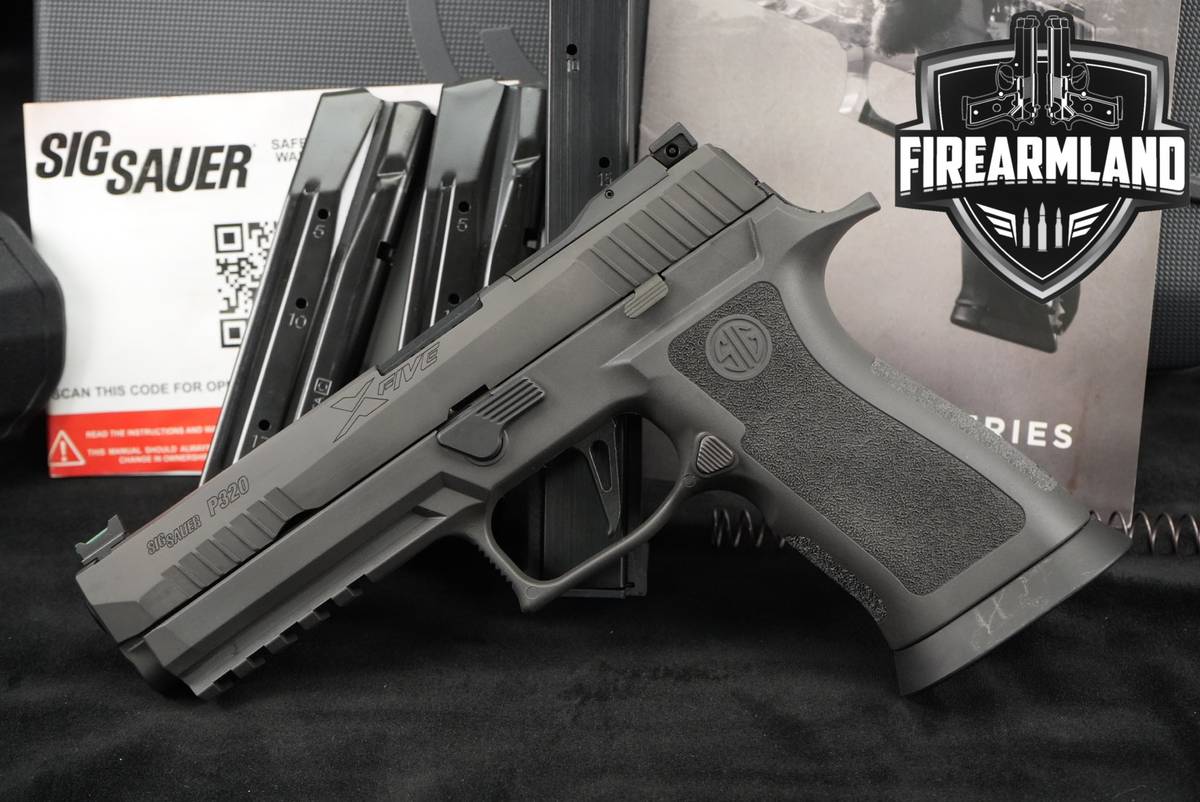 Sig Sauer P320 X-Five Legion R2 9mm OR P 320 X5 +4 MAGS, ORIG CASE, HOLSTER