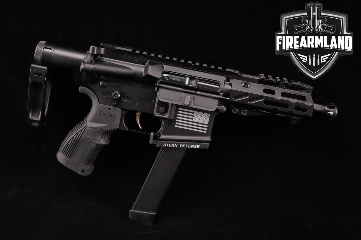 BINARY TRIGGER Fostech Tech 15 9mm 4.5" AR-9 Fostech Tech-15 Tech15 AR9