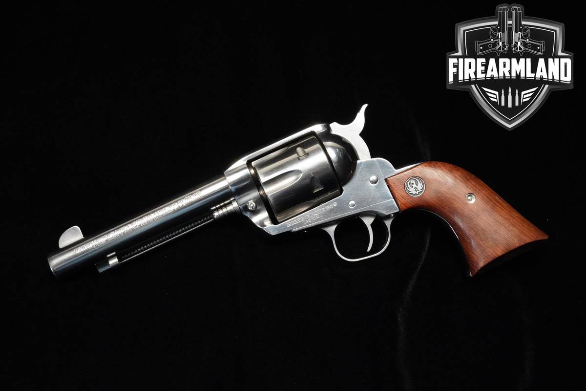 1998 Ruger Vaquero 45 Long Colt 5.5" Stainless Steel Ruger 45LC