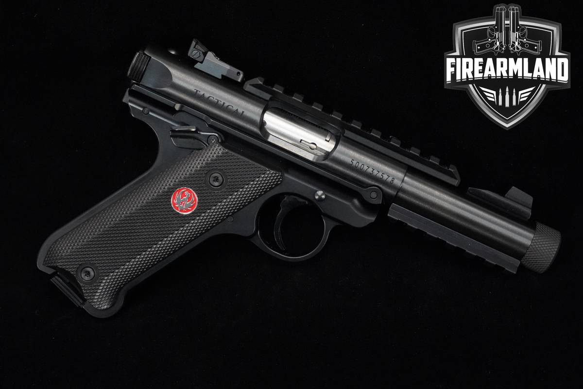 Ruger Mark IV Tactical 22LR 4.4" Blued Ruger Mark-IV Mk-4 +2 MAGS & OG-CASE