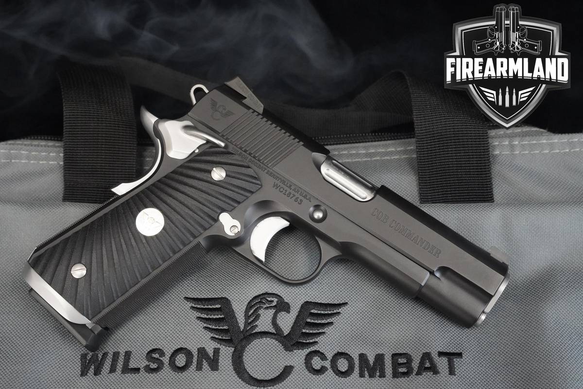 Wilson Combat (WC) CQB Commander 9mm 1911 Wilson-Combat 1911 +2 MAGS & CASE