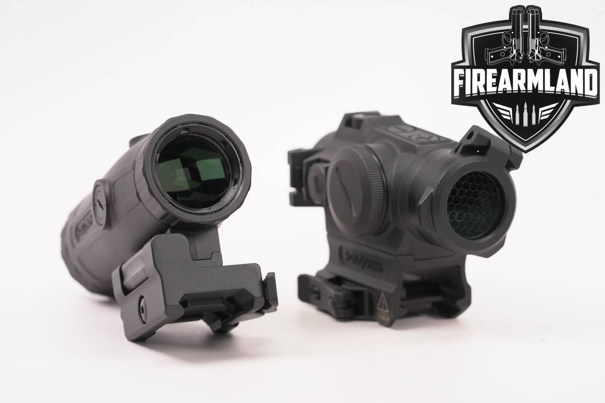 Holosun HE515GT-GR / HM3X Magnifier Combo 2 MOA Dot & 65 HE-515 515GT