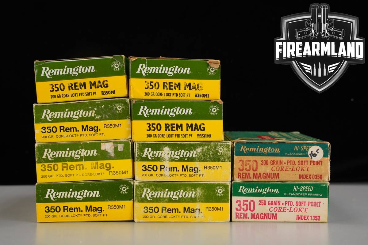 200 RDS! 350 Remington Magnum Ammo Rem-Mag