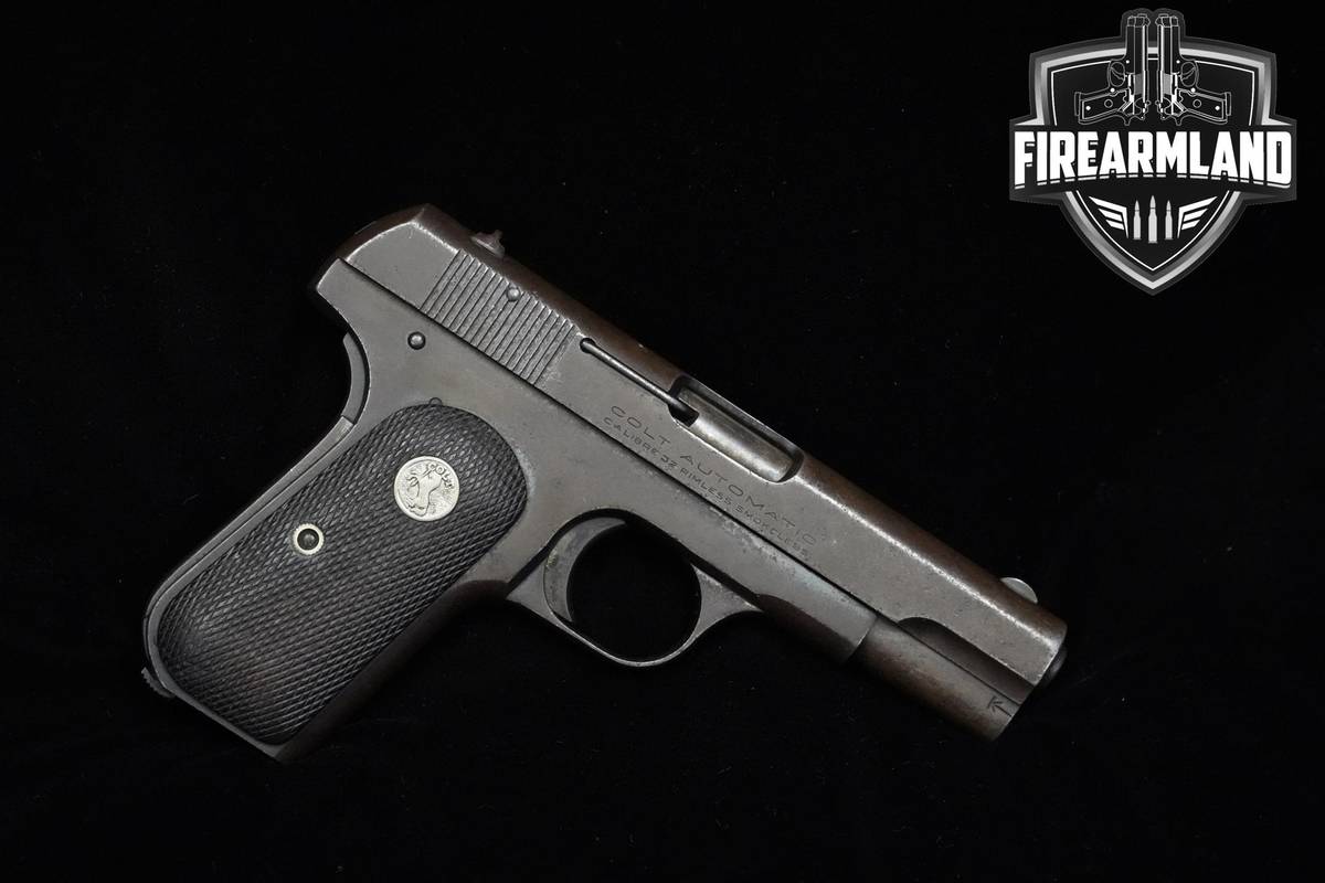 1938 Colt 1903 Pocket Hammerless Type V 32 ACP 3.75" Blued Colt 5