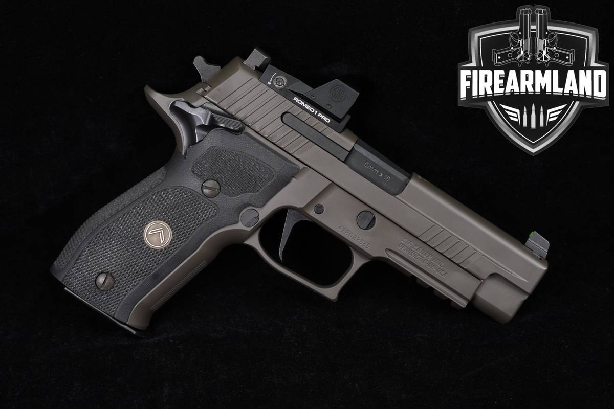 Sig Sauer P226 Legion SAO RXP 9mm 4.4" P-226 +3 MAGS, ORIG CASE & OPTIC