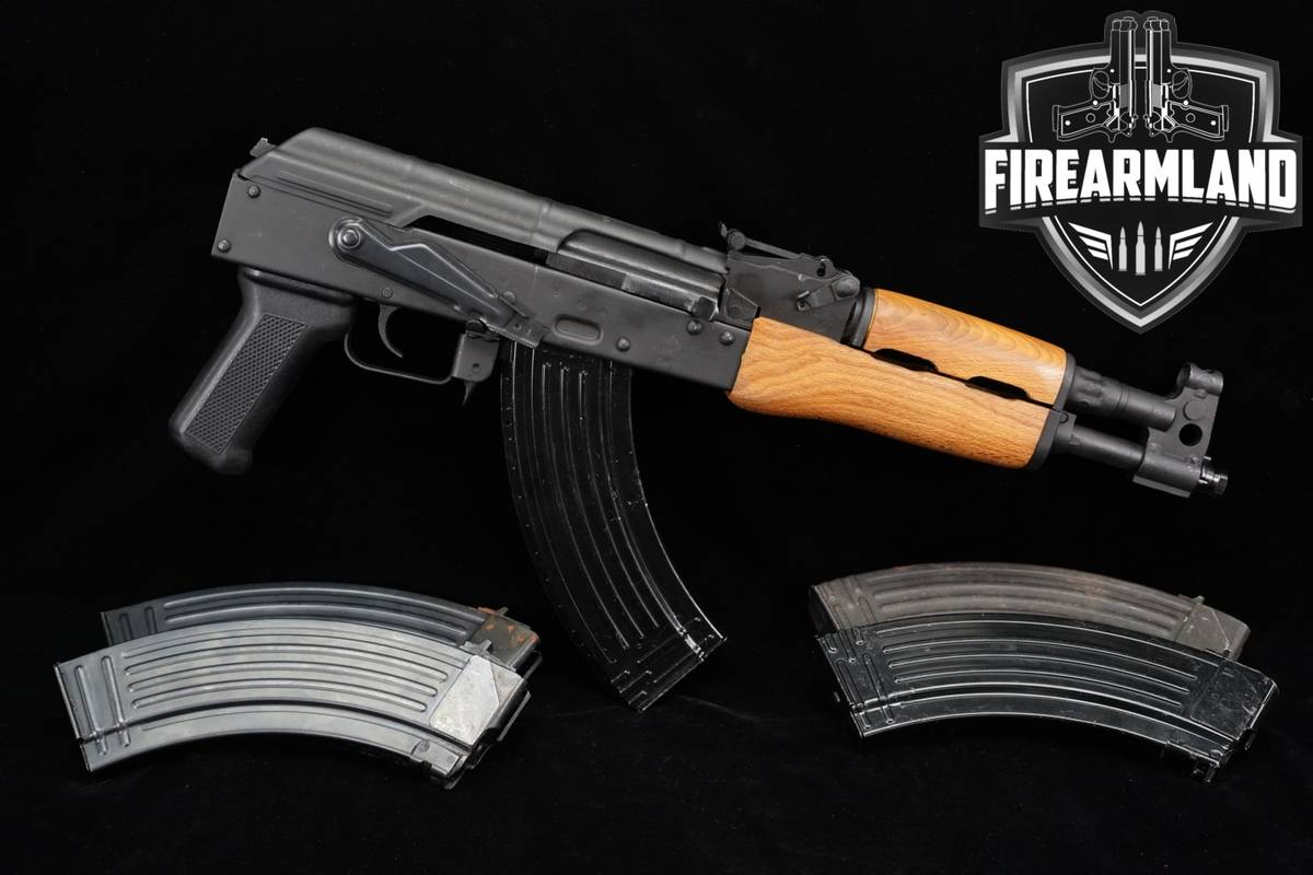 Romarm/Cugir Draco 7.62x39 11.5" Black & Hardwood AKM AK47 AK-47 +5 MAGS