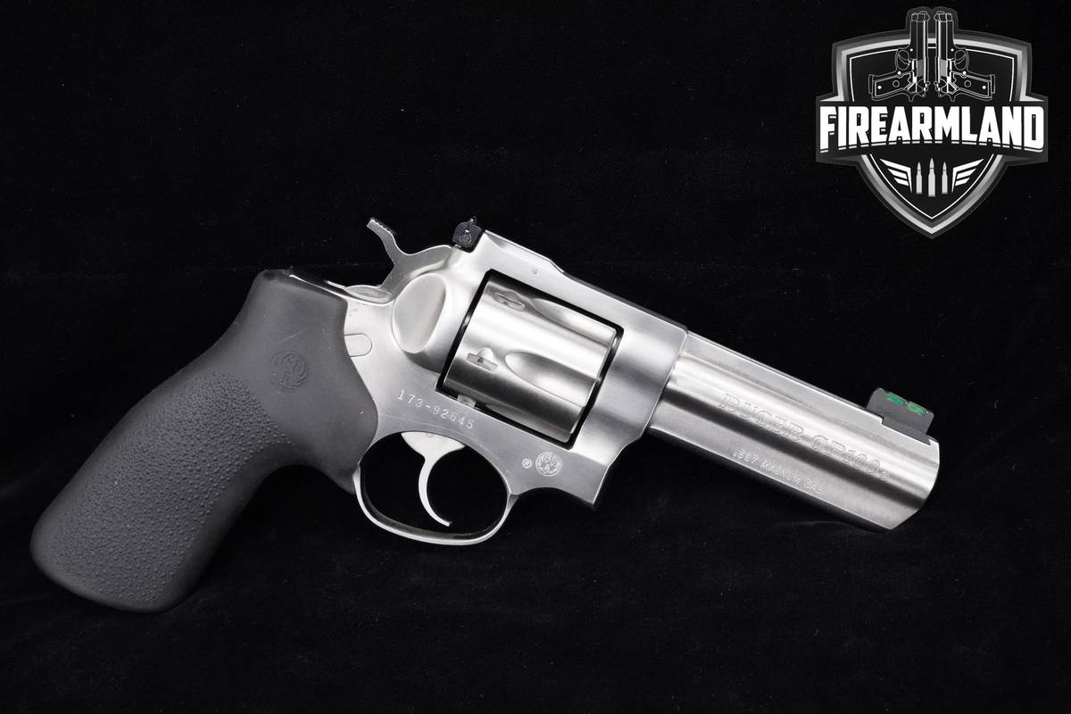 1998 Ruger GP100 357 Magnum 4" Stainless Steel Ruger-GP100 GP-100 ORIG CASE