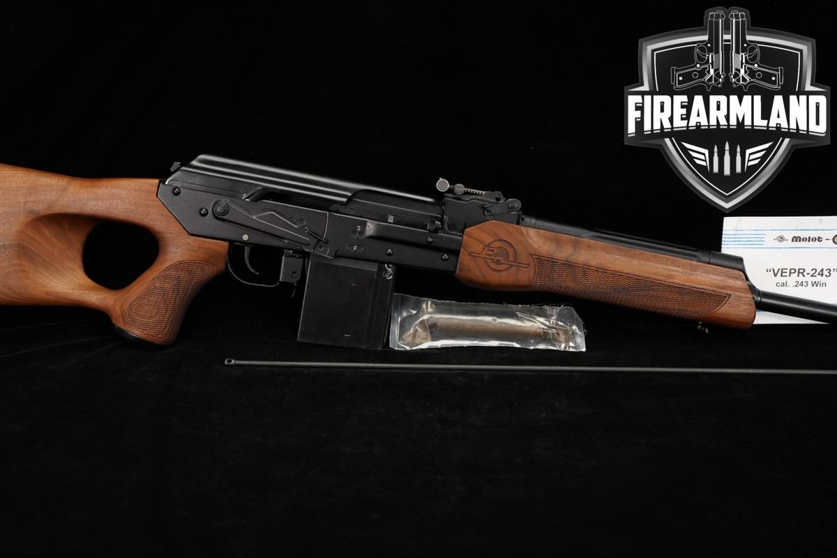 Molot-Oruzhie Ltd Vepr 243 Win 20.5" Walnut FIME, RUSSIA +2 MAGS & ORIG BOX