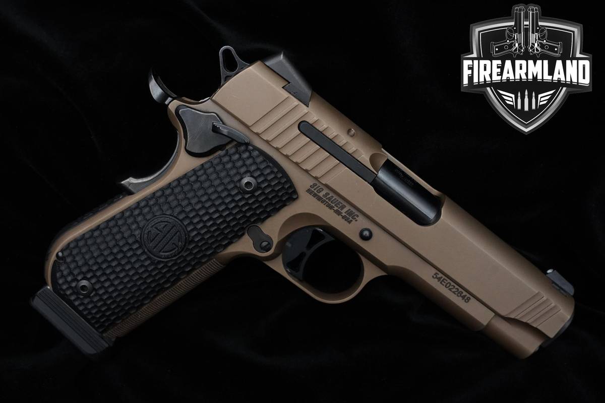 Sig Sauer 1911 Fastback Emperor Scorpion Carry 45 ACP 4.25" Sig-Sauer 3MAGS