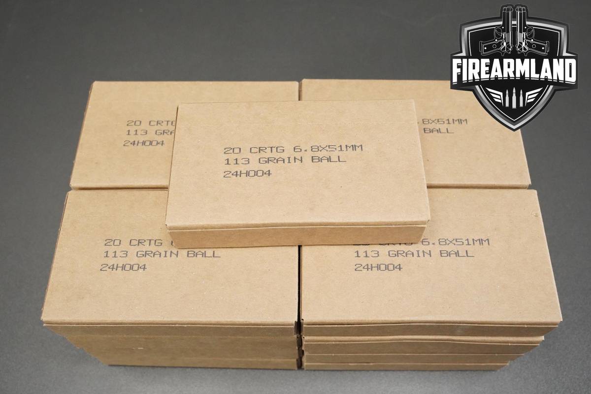 6.8x51 Ammo 6.8x51 Ammunition 340 ROUNDS (277 Fury)