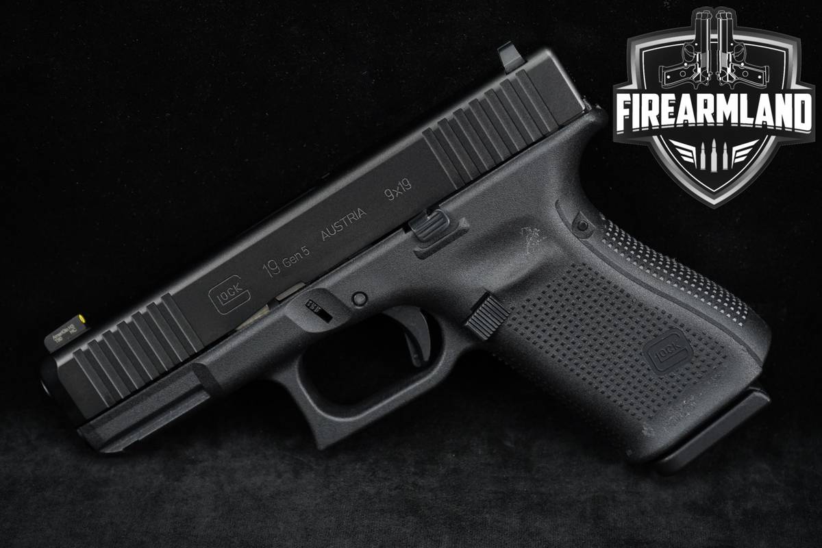 Glock 19 Gen5 FS AmeriGlo Night Sights 9mm 4.02" +3 MAGS & ORIG CASE