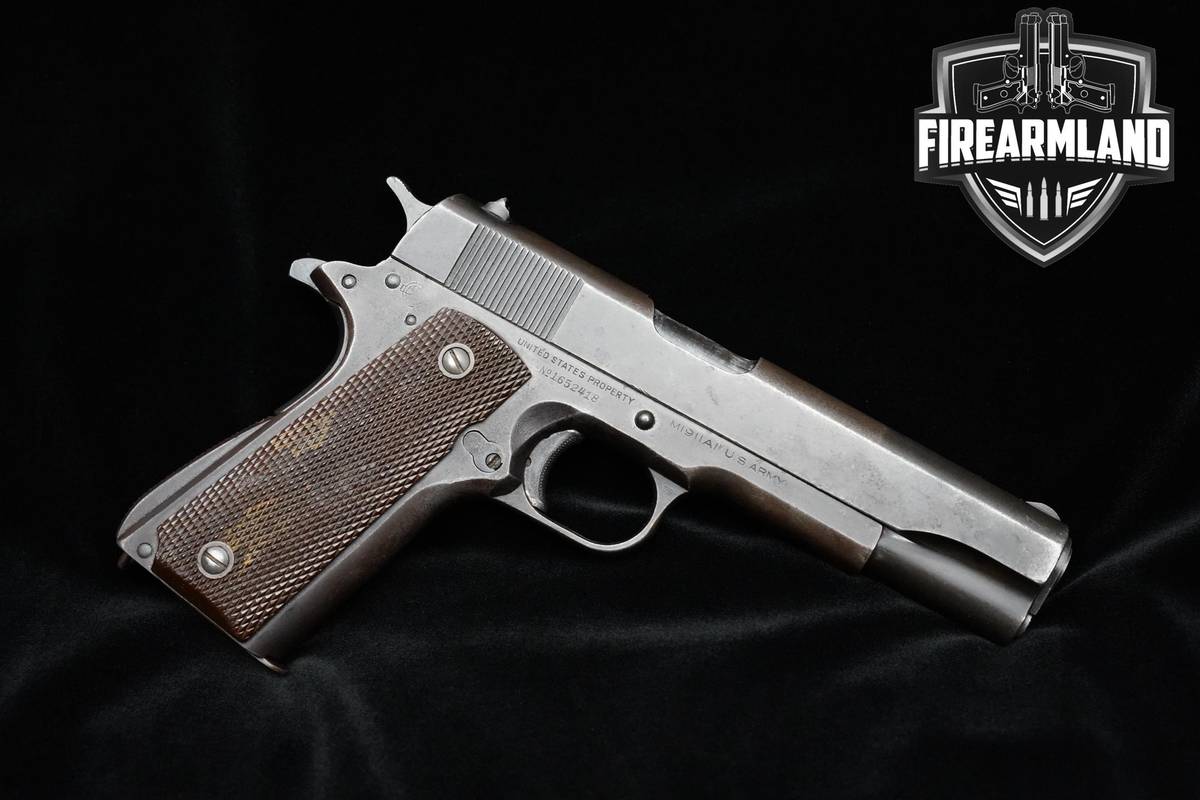 1944 WW2 Colt 1911A1 U.S. Army 45 ACP 5" Blued 1911 1911A1 Colt +3 MAGS