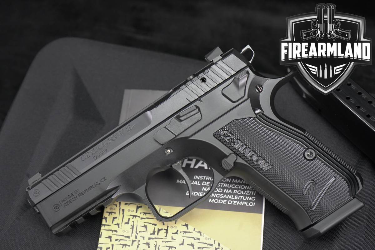 CZ Shadow 2 Carry 9mm Optics-Ready 4" Shadow2 +TWO MAGS & ORIG CASE