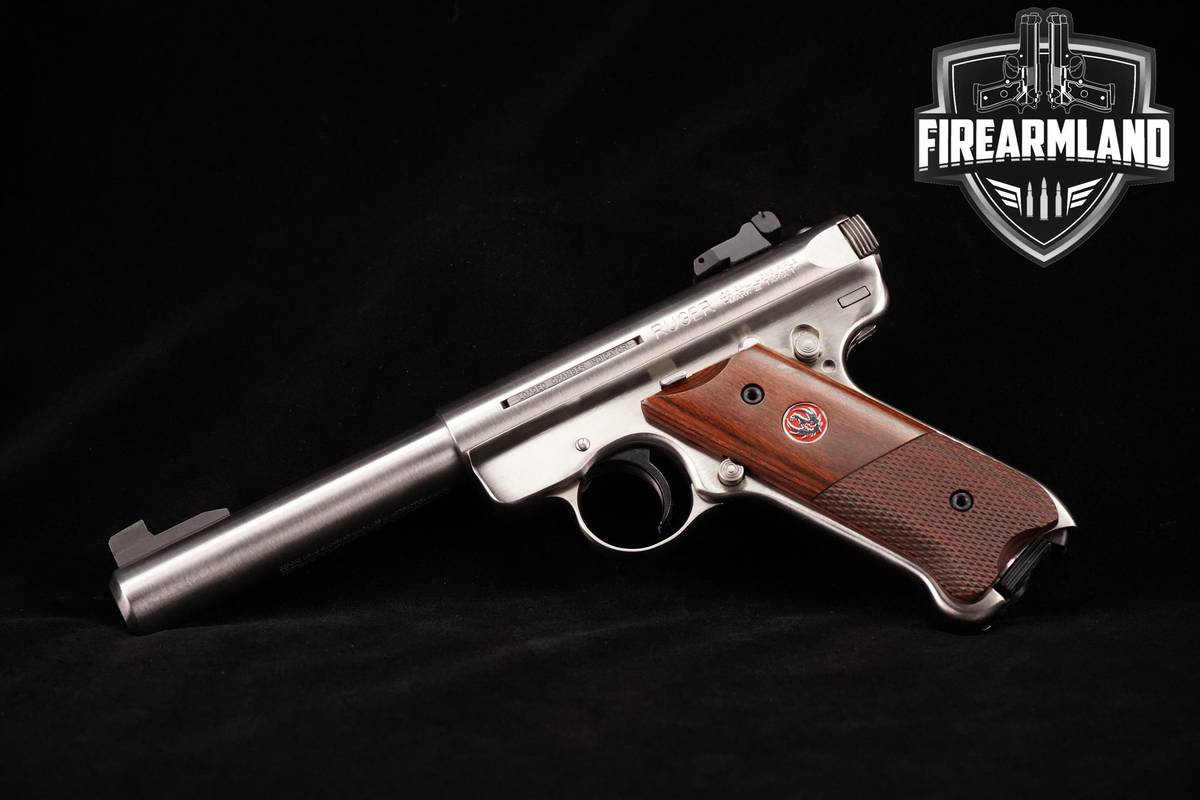 Ruger Mark III Target 22LR 5.5" Stainless Steel Mk3 Mk 3 MkIII +HOLSTER
