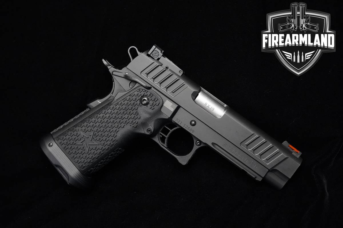 Staccato (STI) Model P Steel Frame 9mm 1911 4.5" Staccato P 2011 +ORIG CASE