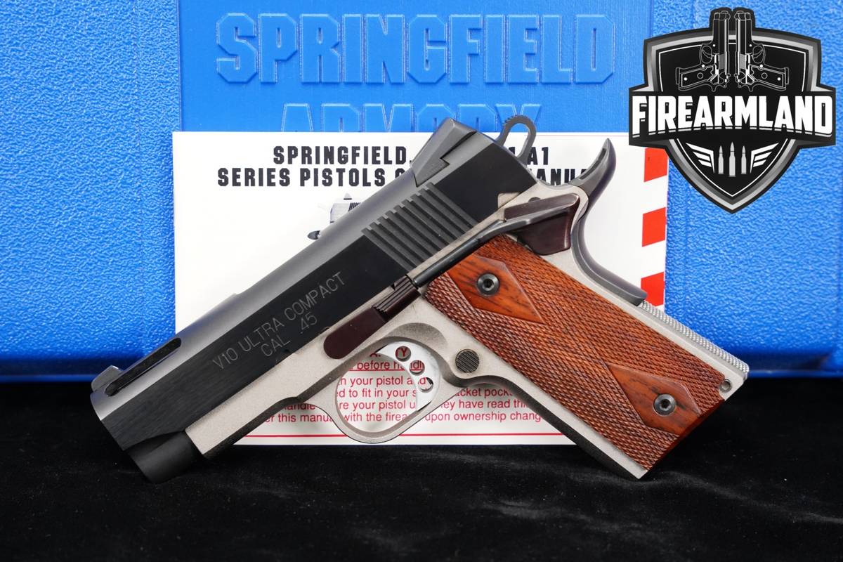 Springfield Armory 1911-A1 V10 Ultra Compact Lightweight 45 ACP +ORIG CASE