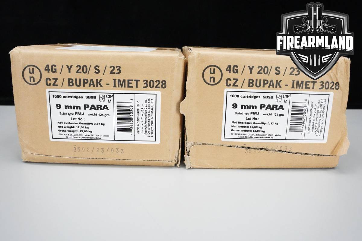9mm Ammo 9mm Ammunition 2000 ROUNDS