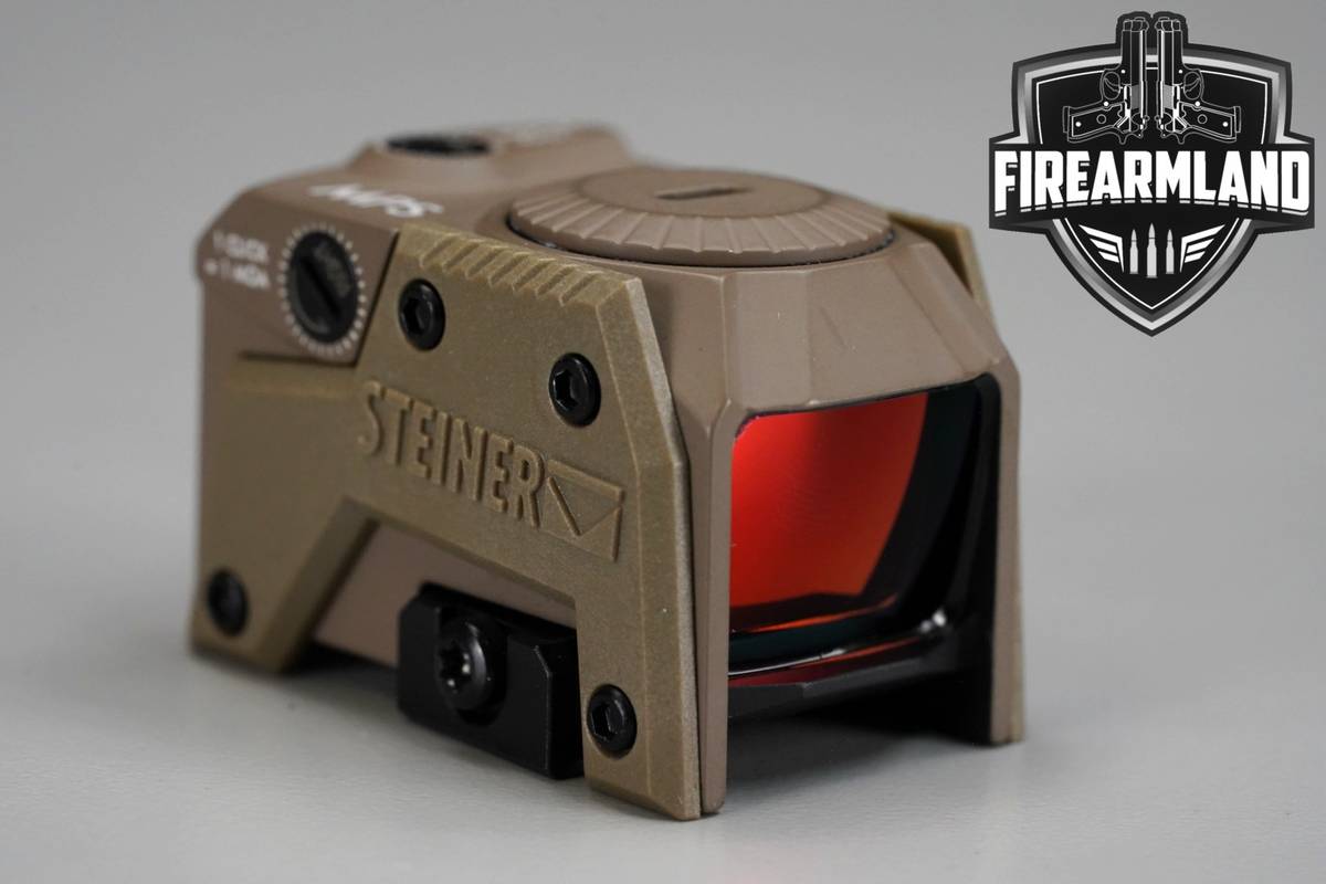 Steiner Optics Micro Pistol Sight MPS FDE 3.3 MOA Red Dot +ORIG BOX