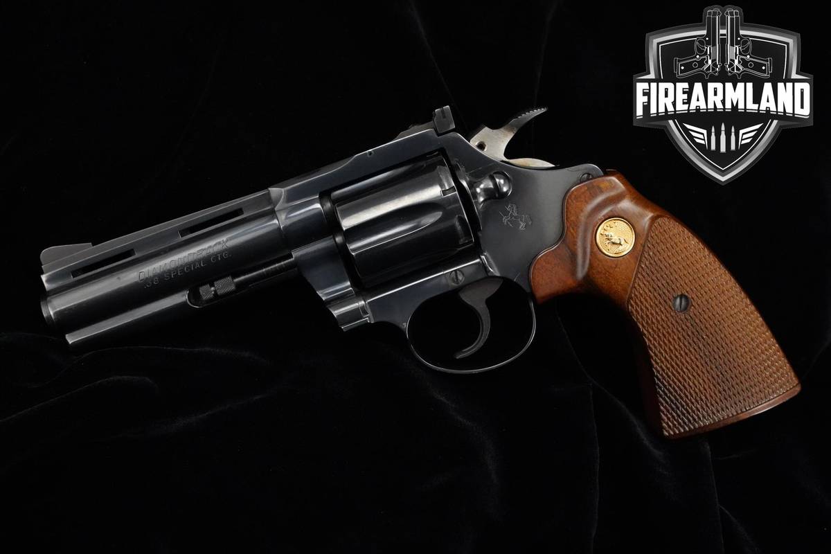 VINTAGE 1968 Colt Diamondback 38 Special 4" Blued Colt DA/SA