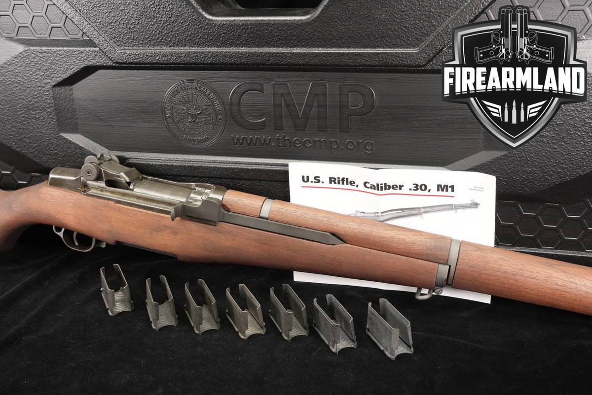 1944 Springfield Armory M1 Garand CMP Rebuild 30-06 24" +ORIG CASE, EXTRAS