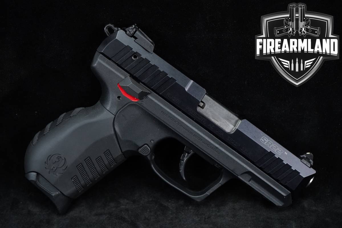 Ruger SR22 22LR 3.5" SR-22 Training Pistol +2 MAGS & CASE
