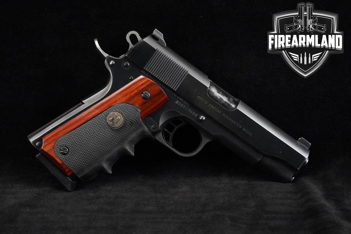 1981 Colt Combat Commander Series 70 45 ACP 1911 4.25 +2 MAGS & ORIG CASE