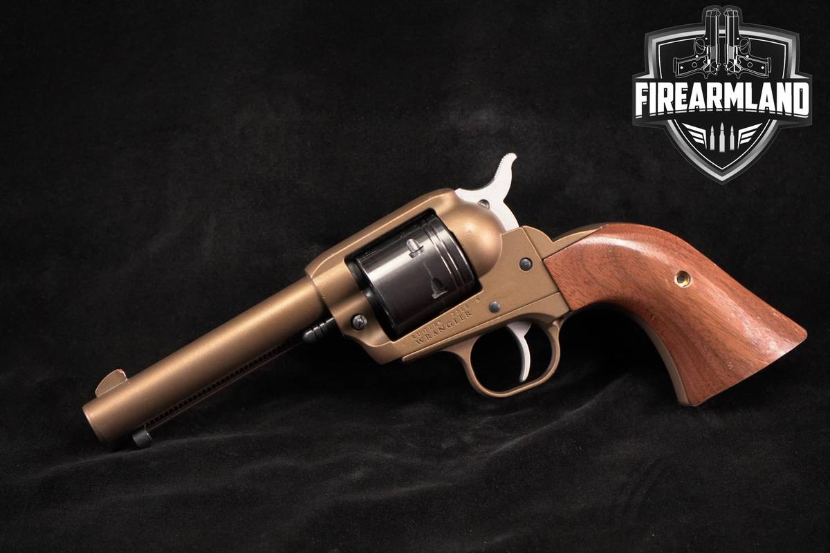 COWBOY Ruger Wrangler 22LR 4.62" Burnt-Bronze & Blued