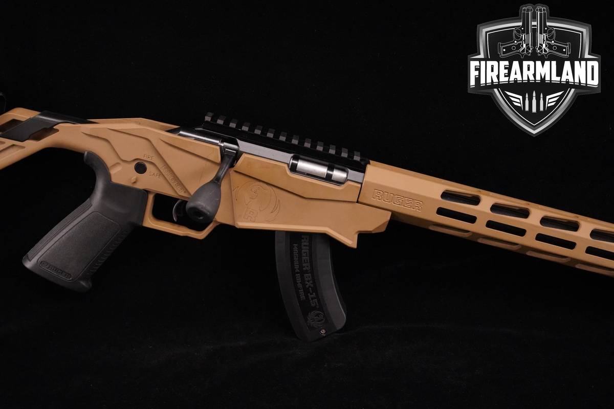 Ruger Precision Rimfire Burnt Bronze Distributor Exclusive 17 HMR 18"