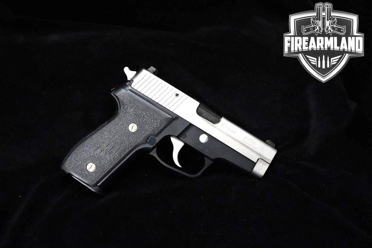 1995 Sig Sauer P228 Factory Nickel 9mm 3.9" Two-Tone P228 3MAGS & ORIG CASE
