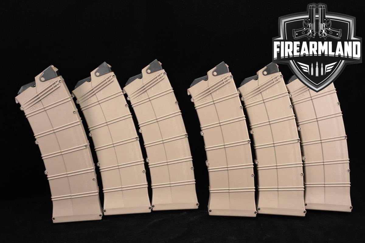 AGP Arms SIX (6) 10-Round Saiga Pattern Magazines 12-Gauge Mags