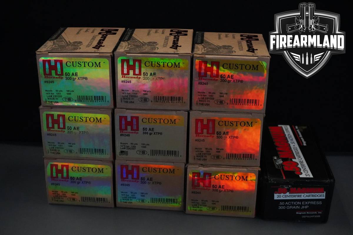 50 AE Ammo 50-AE Ammunition 200 ROUNDS