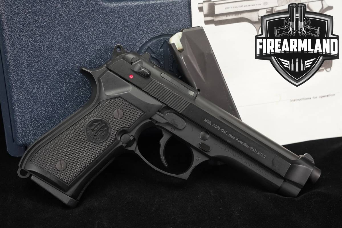 Beretta 92FS 9mm M9 4.9 92-FS +2 MAGS & ORIG CASE