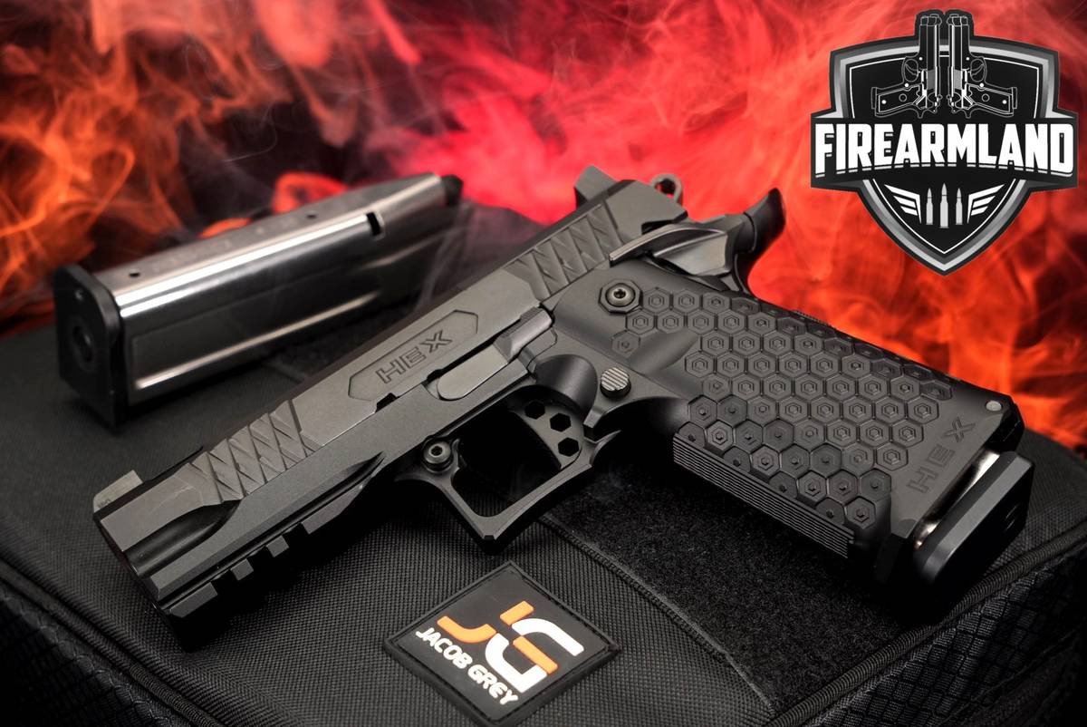 Jacob Grey TWC Hex 9mm Stainless 1911 2011 PORTED +2 MAGS & ORIG CASE