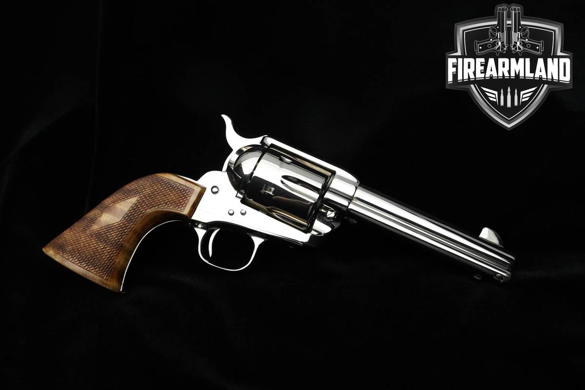 Colt Single Action Army Nickel 45 Colt 4.75" NICKEL SAA COLLECTOR