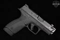 Smith & Wesson (S&W) M&P Shield X Performance Center Carry Comp Thumb Safety 9mm Luger Black in Excellent Condition Image 4